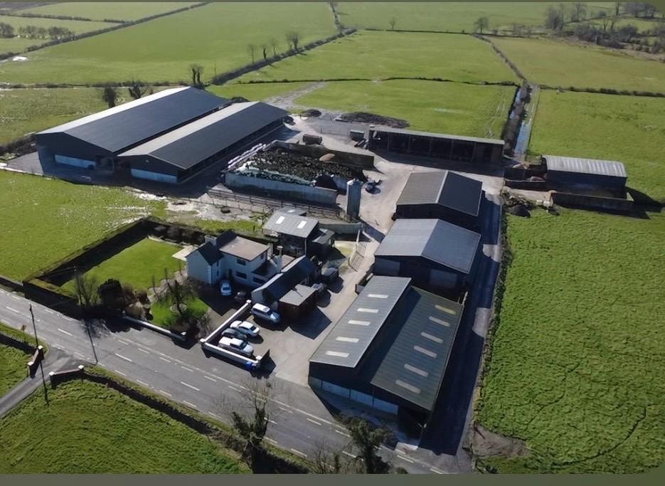 Irish farmland countryside